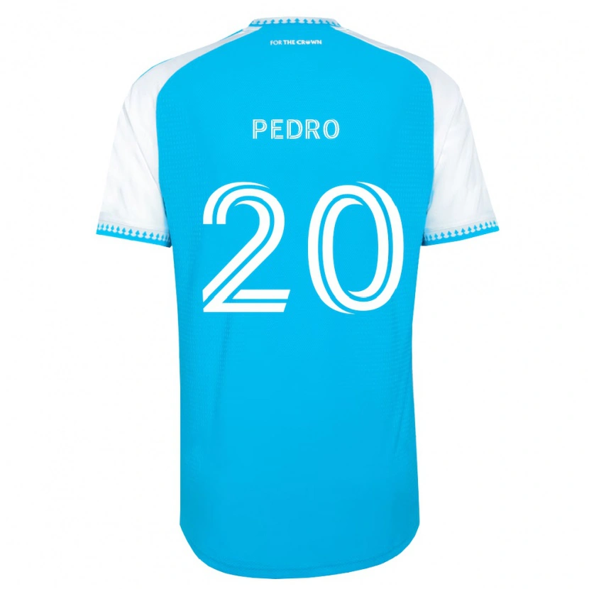 Danxen Criança Camisola João Pedro #20 Azul Celeste Branco Preto Principal 2026/27 Camisa