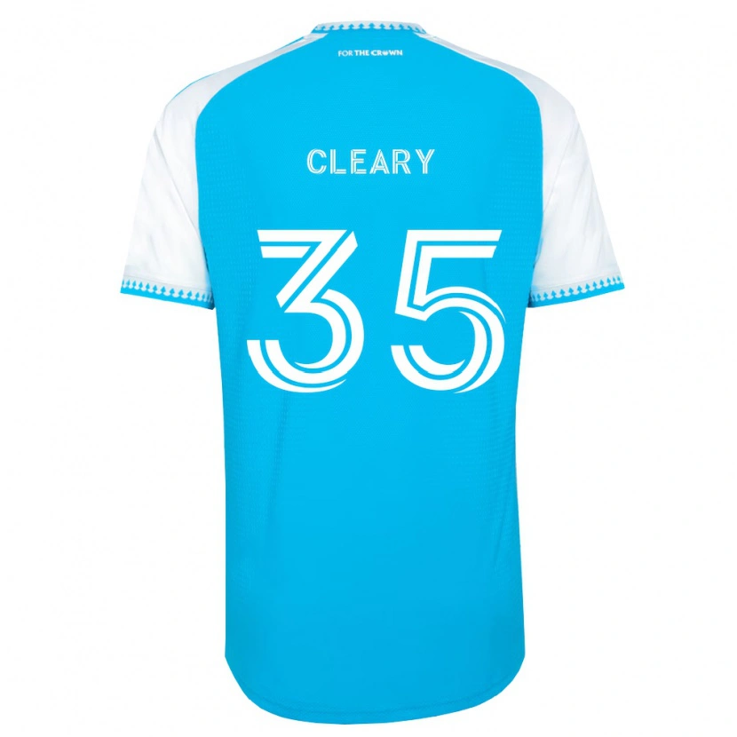 Danxen Criança Camisola Will Cleary #35 Azul Celeste Branco Preto Principal 2026/27 Camisa