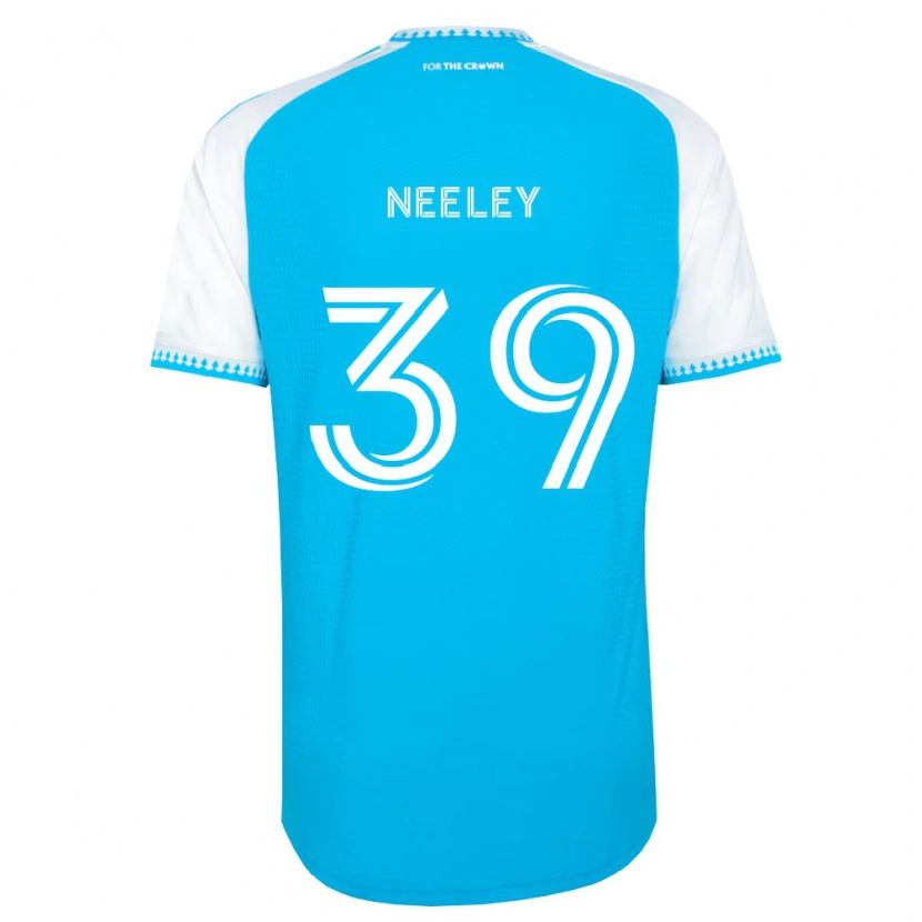 Danxen Criança Camisola Jack Neeley #39 Azul Celeste Branco Preto Principal 2026/27 Camisa