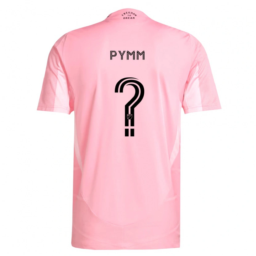 Danxen Criança Camisola Jack Pymm #0 Rosa Preto Principal 2026/27 Camisa