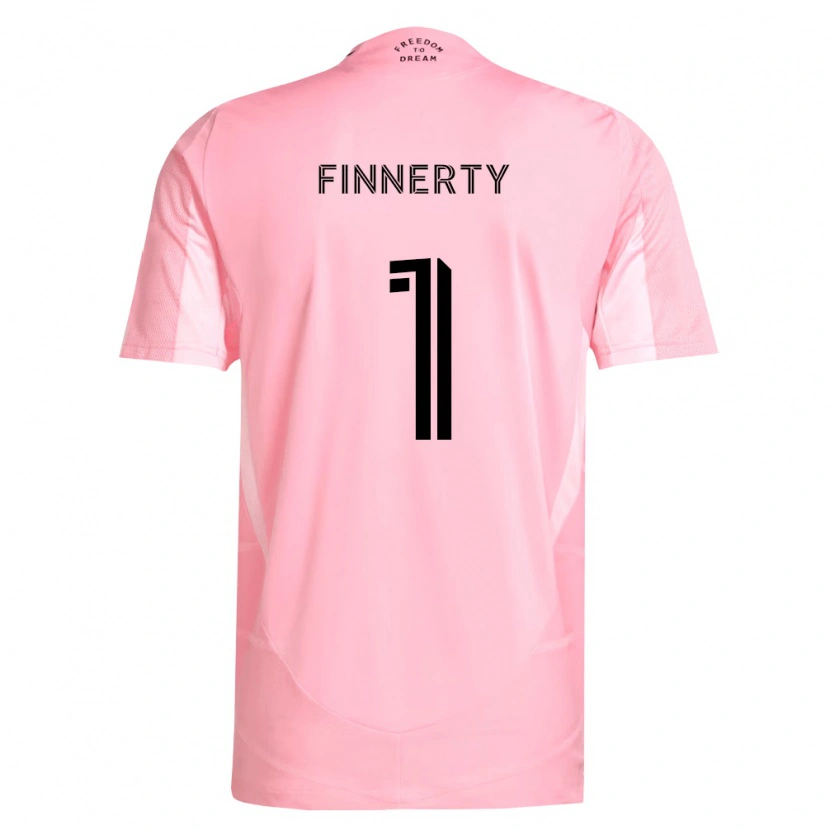 Danxen Criança Camisola Owen Finnerty #1 Rosa Preto Principal 2026/27 Camisa