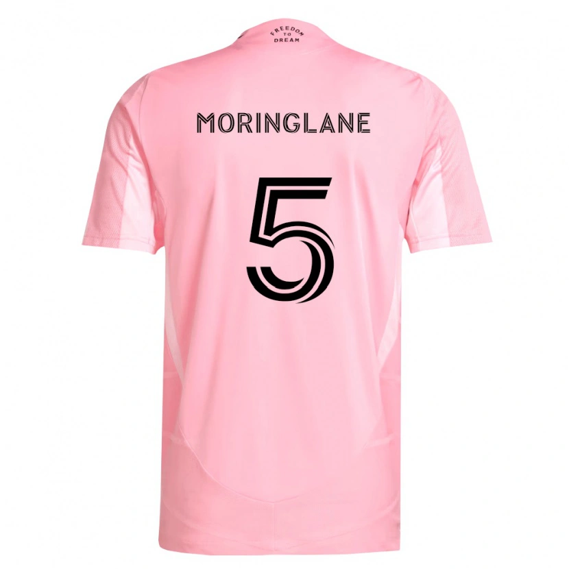 Danxen Criança Camisola Luis Moringlane #5 Rosa Preto Principal 2026/27 Camisa
