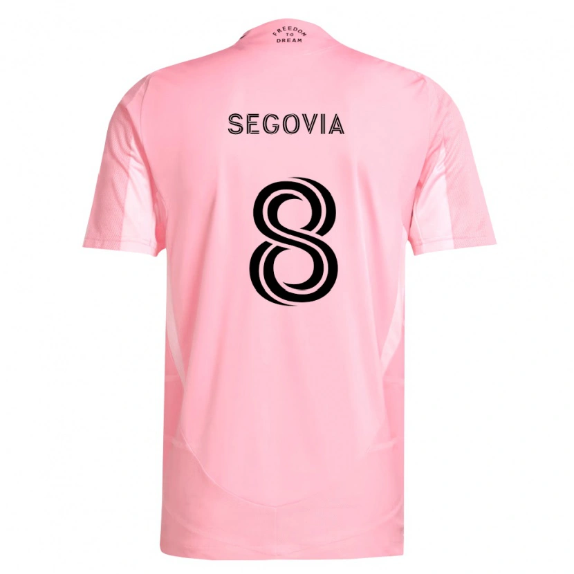 Danxen Criança Camisola Telasco Segovia #8 Rosa Preto Principal 2026/27 Camisa