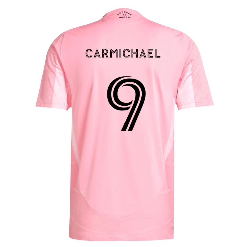 Danxen Criança Camisola Ryan Carmichael #9 Rosa Preto Principal 2026/27 Camisa