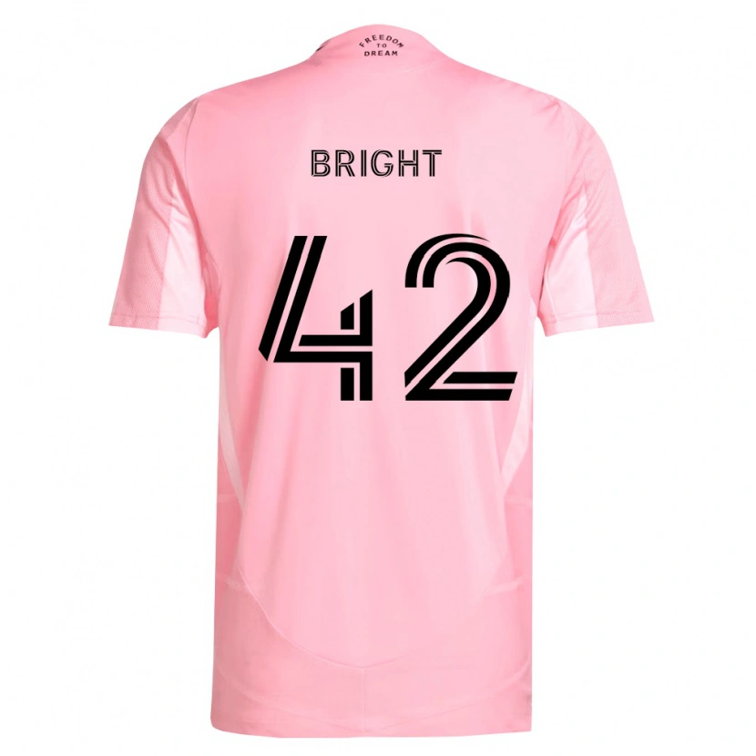 Danxen Criança Camisola Yannick Bright #42 Rosa Preto Principal 2026/27 Camisa