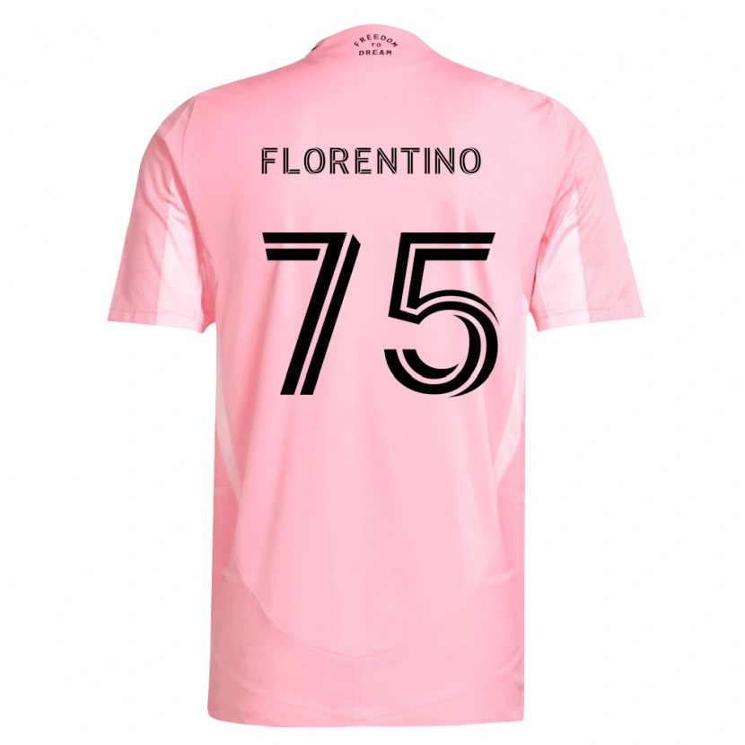 Danxen Criança Camisola Gabriel Florentino #75 Rosa Preto Principal 2026/27 Camisa