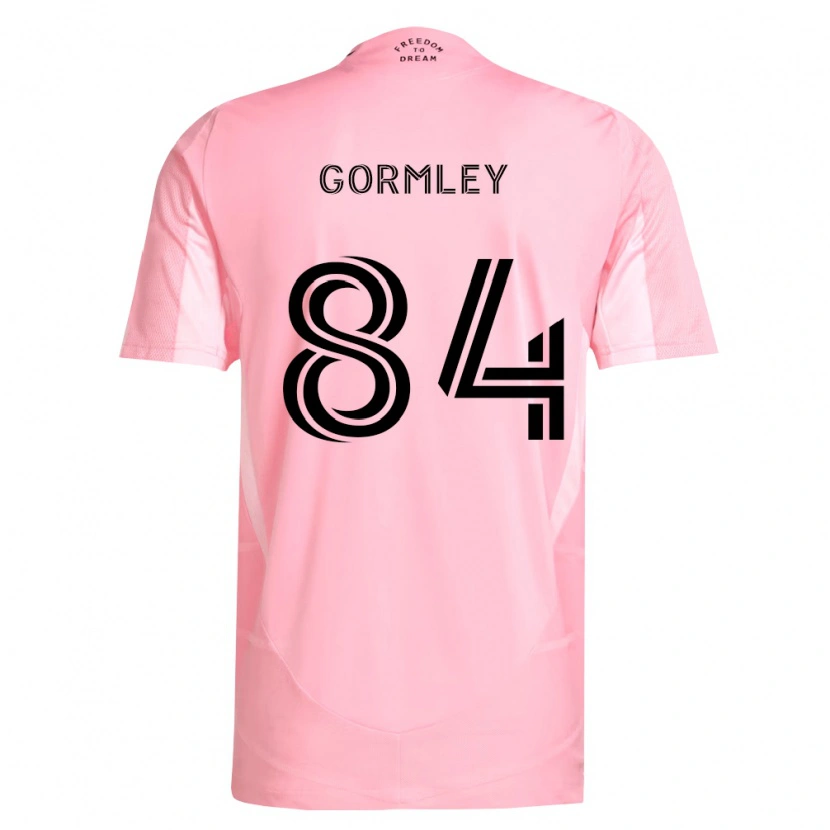Danxen Criança Camisola Sean Gormley #84 Rosa Preto Principal 2026/27 Camisa