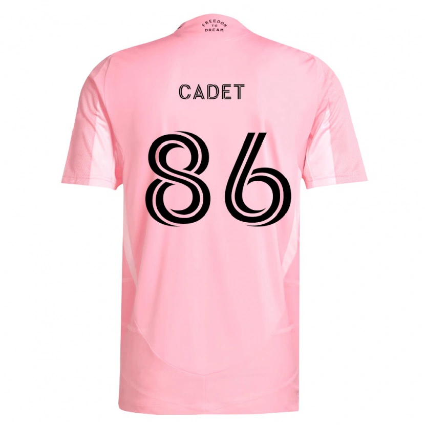 Danxen Criança Camisola Zidane Cadet #86 Rosa Preto Principal 2026/27 Camisa