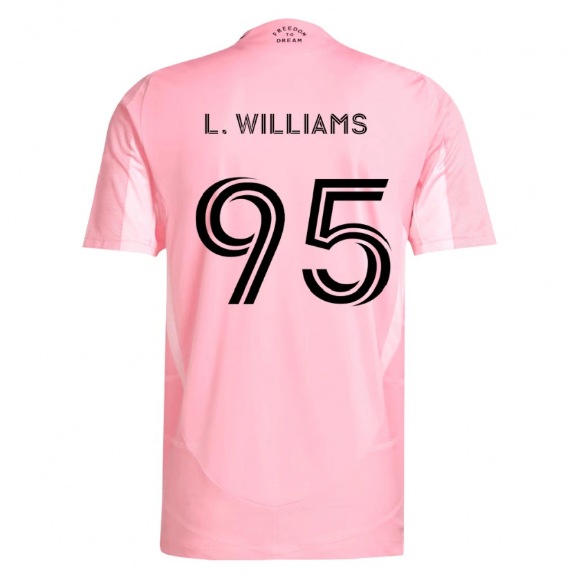 Danxen Criança Camisola Levi Williams #95 Rosa Preto Principal 2026/27 Camisa
