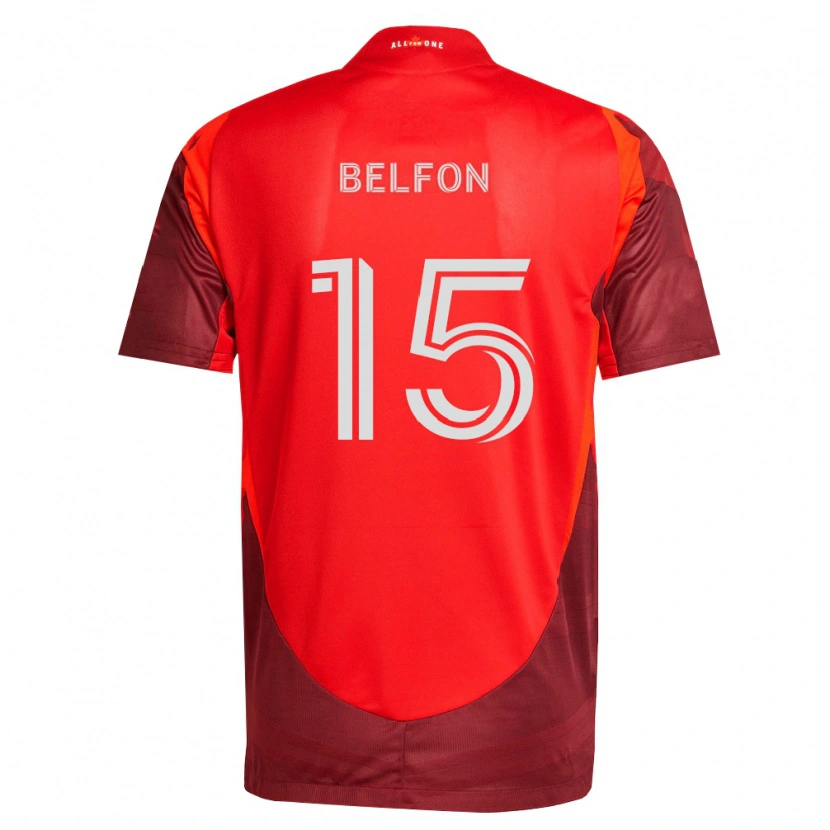 Danxen Criança Camisola Quinton Belfon #15 Borgonha Vermelho Principal 2026/27 Camisa