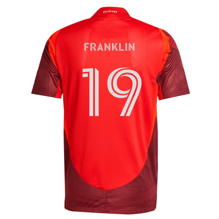Danxen Criança Camisola Kobe Franklin #19 Borgonha Vermelho Principal 2026/27 Camisa