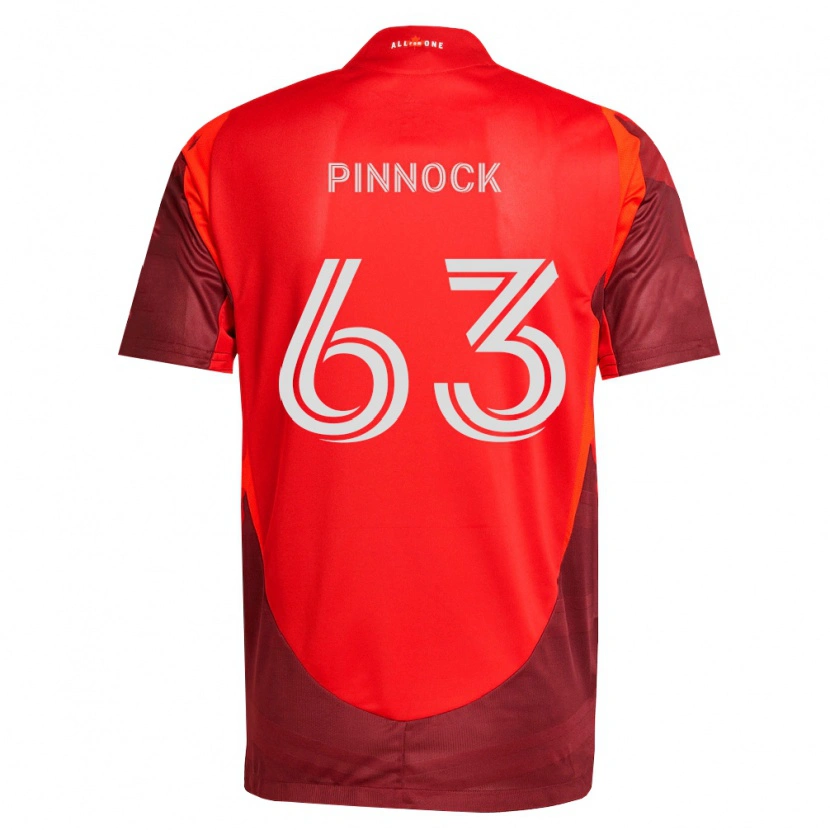 Danxen Criança Camisola Shyon Pinnock #63 Borgonha Vermelho Principal 2026/27 Camisa