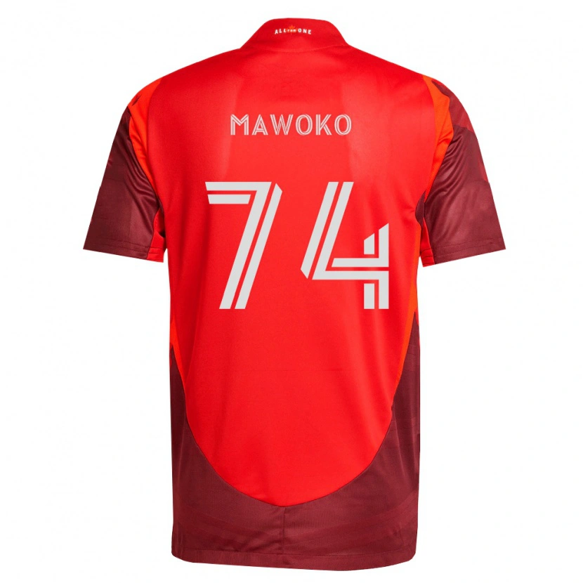 Danxen Criança Camisola Kundai Mawoko #74 Borgonha Vermelho Principal 2026/27 Camisa
