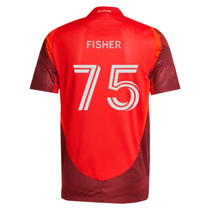 Danxen Criança Camisola Reid Fisher #75 Borgonha Vermelho Principal 2026/27 Camisa
