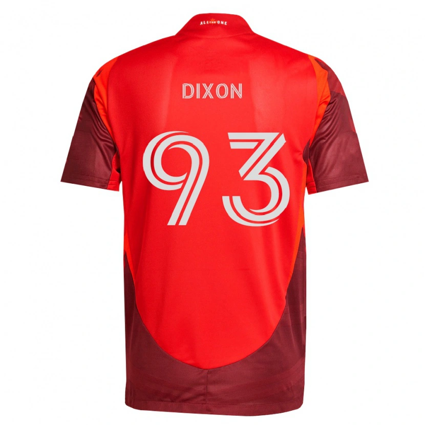 Danxen Criança Camisola Damar Dixon #93 Borgonha Vermelho Principal 2026/27 Camisa