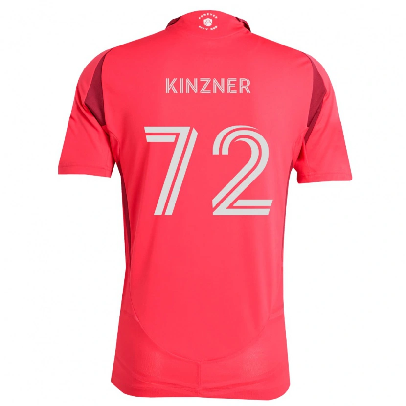 Danxen Criança Camisola Eric Kinzner #72 Magenta Branco Principal 2026/27 Camisa