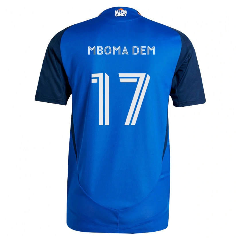 Danxen Criança Camisola Kenji Mboma Dem #17 Azul Real Laranja Principal 2026/27 Camisa
