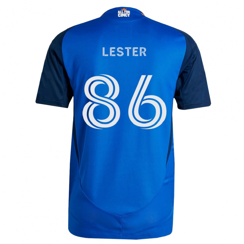 Danxen Criança Camisola Jaylen Lester #86 Azul Real Laranja Principal 2026/27 Camisa