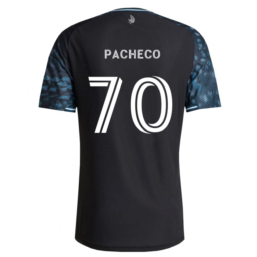 Danxen Criança Camisola Diogo Pacheco #70 Preto Branco Principal 2026/27 Camisa