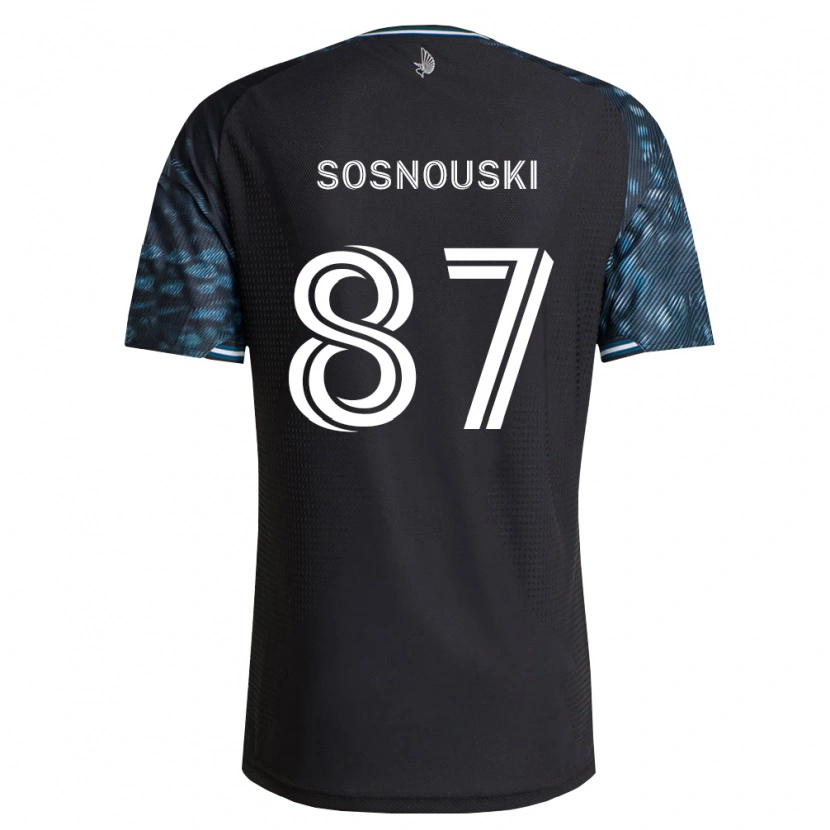 Danxen Criança Camisola Justin Sosnouski #87 Preto Branco Principal 2026/27 Camisa