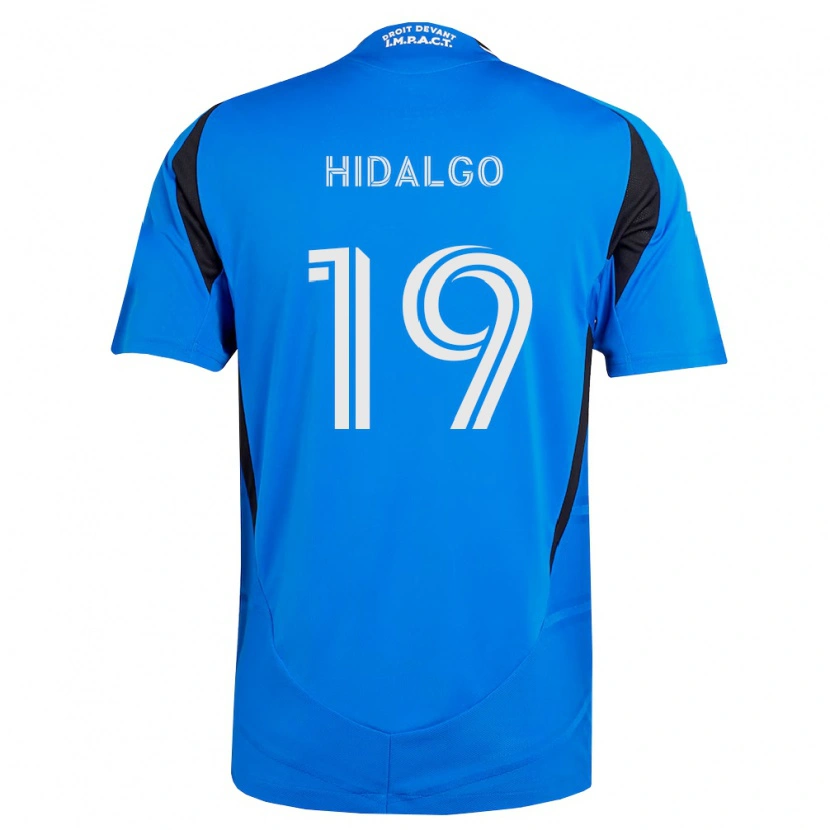 Danxen Criança Camisola Bode Hidalgo #19 Azul Branco Preto Principal 2026/27 Camisa