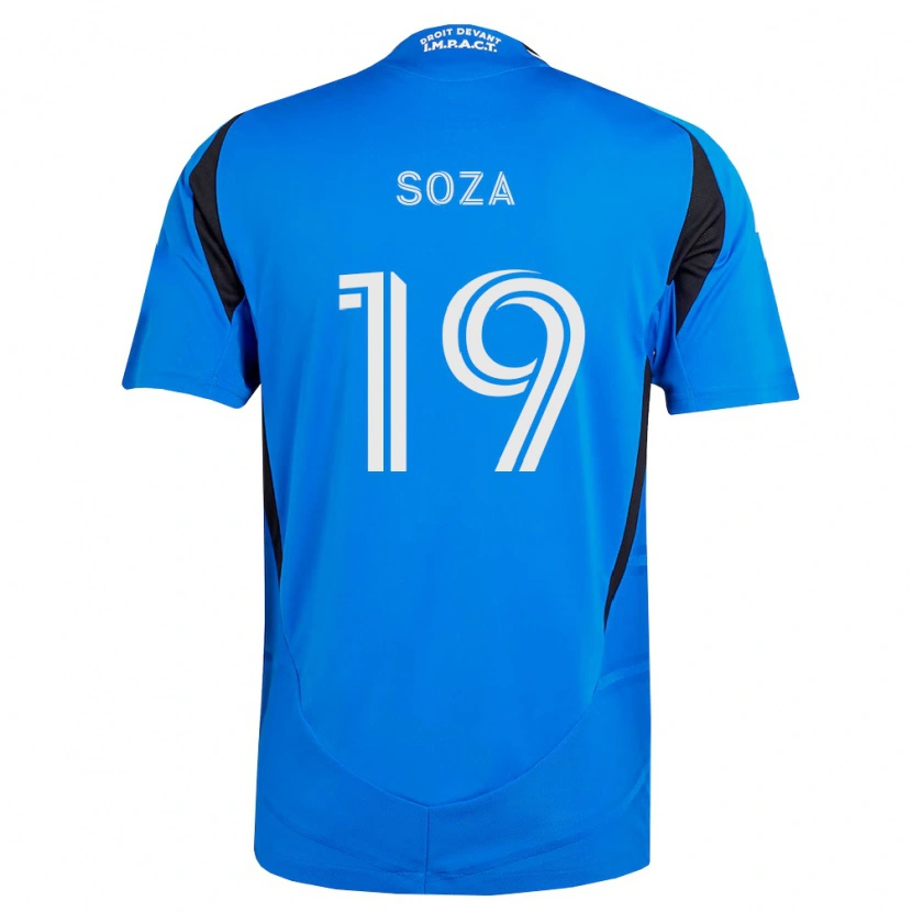 Danxen Criança Camisola Joel Soza #19 Azul Branco Preto Principal 2026/27 Camisa