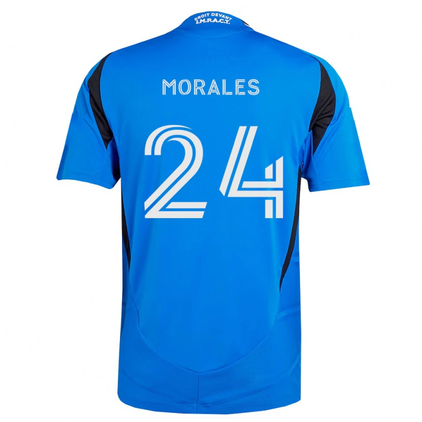 Danxen Criança Camisola Efraín Morales #24 Azul Branco Preto Principal 2026/27 Camisa