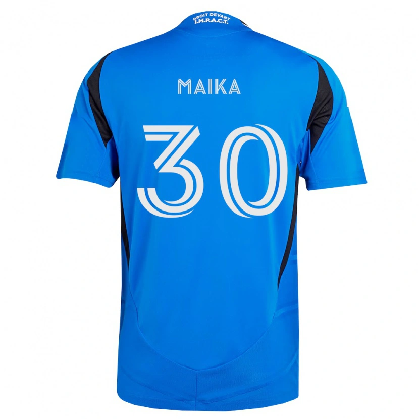 Danxen Criança Camisola Valcourt Maika #30 Azul Branco Preto Principal 2026/27 Camisa