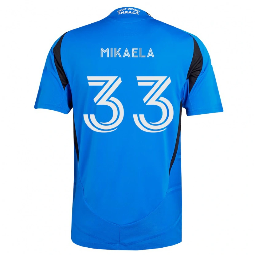 Danxen Criança Camisola Aitken Mikaela #33 Azul Branco Preto Principal 2026/27 Camisa
