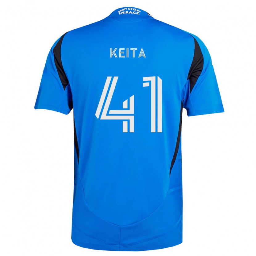 Danxen Criança Camisola Samsy Keita #41 Azul Branco Preto Principal 2026/27 Camisa
