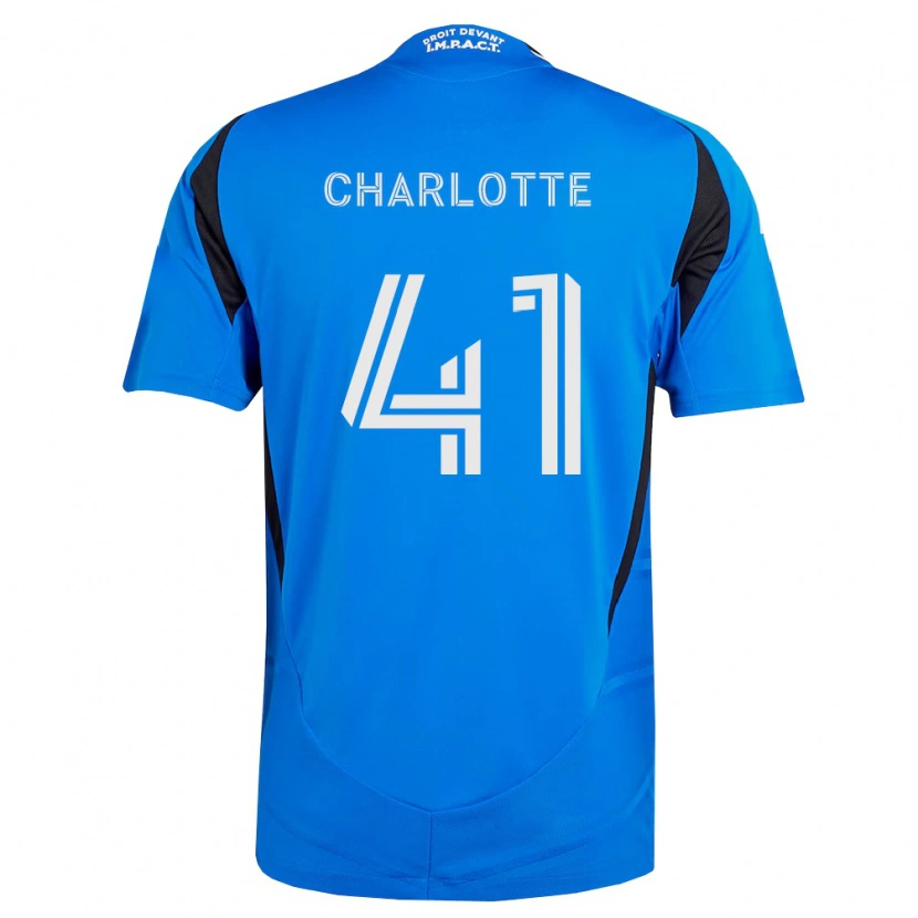 Danxen Criança Camisola Baptista Charlotte #41 Azul Branco Preto Principal 2026/27 Camisa