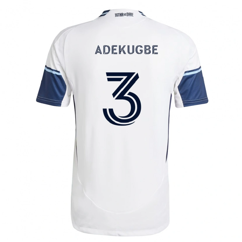 Danxen Criança Camisola Sam Adekugbe #3 Branco Azul Real Principal 2026/27 Camisa