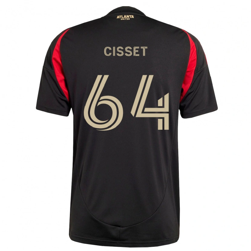 Danxen Criança Camisola Mohamed Cisset #64 Preto Vermelho Principal 2026/27 Camisa