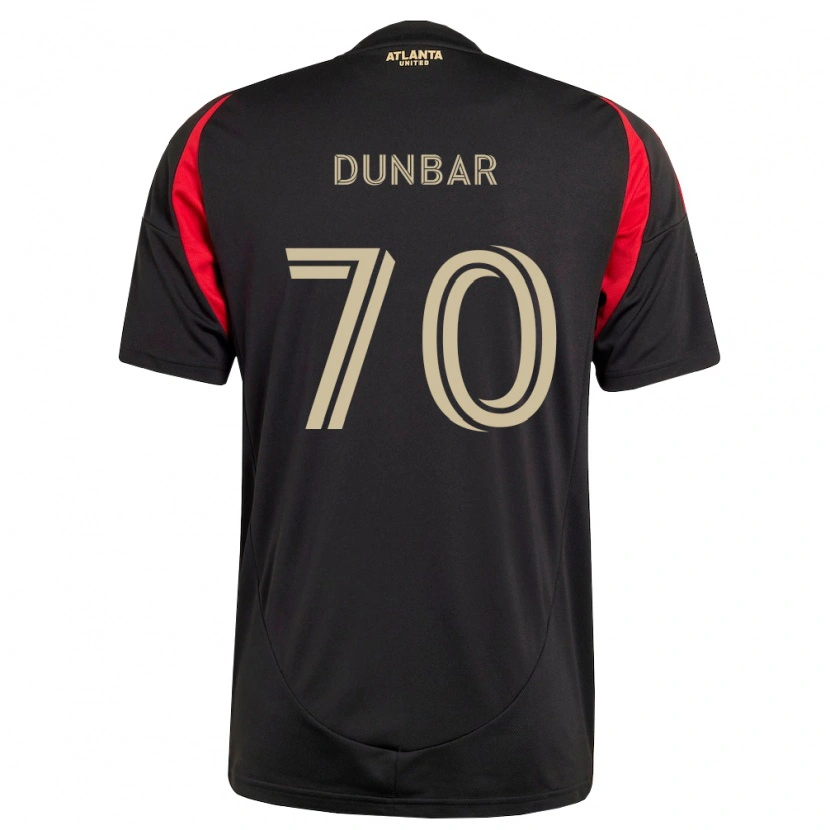 Danxen Criança Camisola Cameron Dunbar #70 Preto Vermelho Principal 2026/27 Camisa