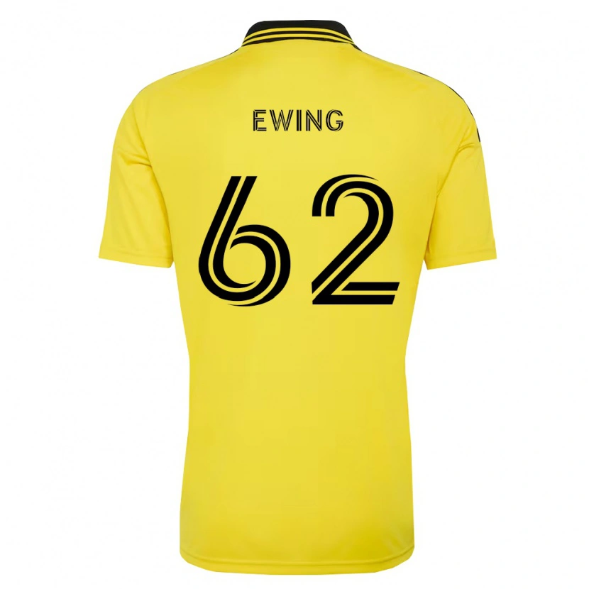 Danxen Criança Camisola Immanuel Ewing #62 Amarelo Preto Principal 2026/27 Camisa