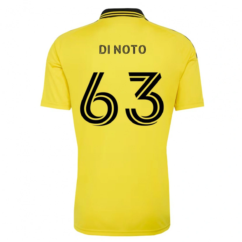 Danxen Criança Camisola Gianmarco Di Noto #63 Amarelo Preto Principal 2026/27 Camisa