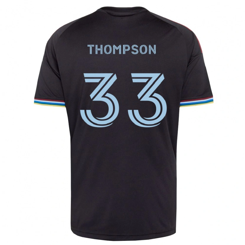 Danxen Criança Camisola Kosi Thompson #33 Preto Azul Celeste Principal 2026/27 Camisa