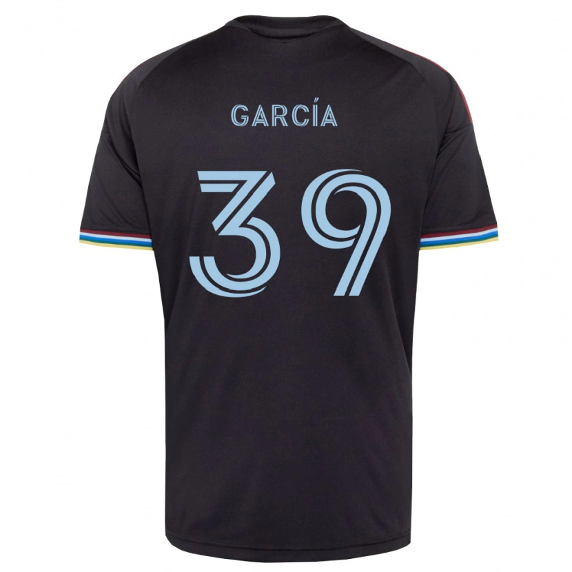 Danxen Criança Camisola Luis García #39 Preto Azul Celeste Principal 2026/27 Camisa