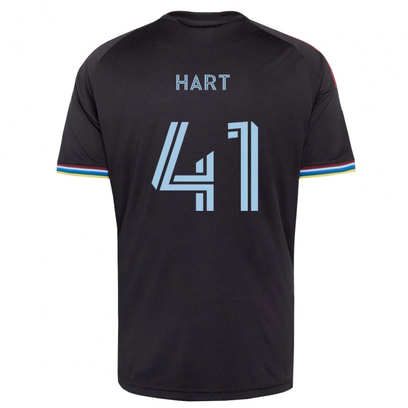 Danxen Criança Camisola Victor Hart #41 Preto Azul Celeste Principal 2026/27 Camisa