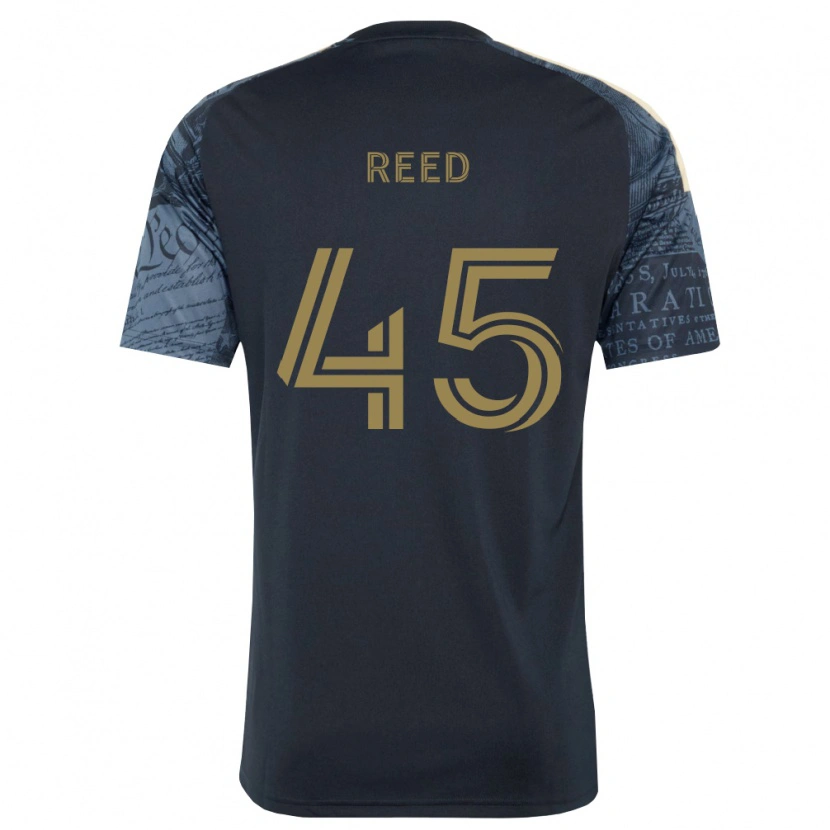 Danxen Criança Camisola Theo Reed #45 Azul Marinho Marrom Principal 2026/27 Camisa