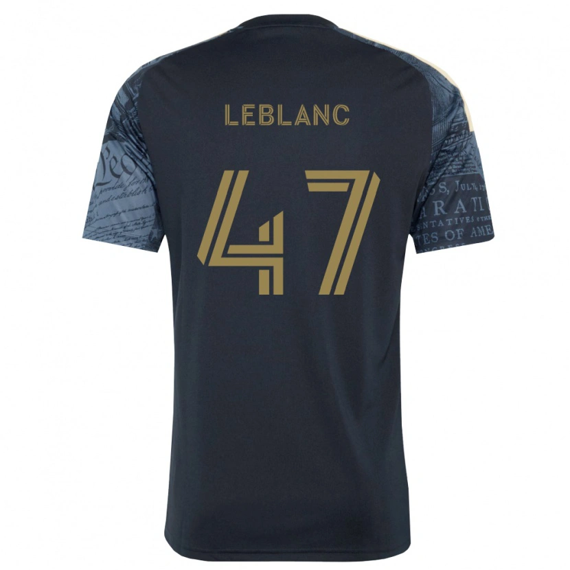 Danxen Criança Camisola Kellan Leblanc #47 Azul Marinho Marrom Principal 2026/27 Camisa