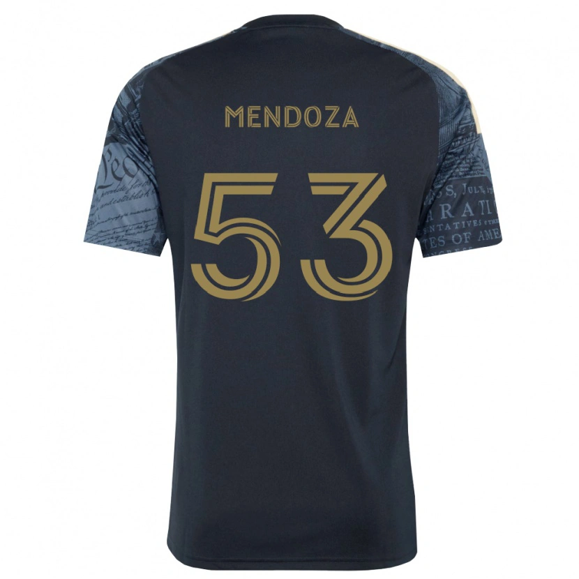 Danxen Criança Camisola Isaiah Mendoza #53 Azul Marinho Marrom Principal 2026/27 Camisa