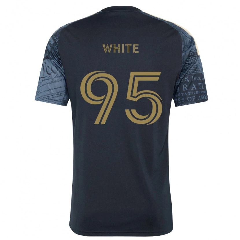 Danxen Criança Camisola Matthew White #95 Azul Marinho Marrom Principal 2026/27 Camisa