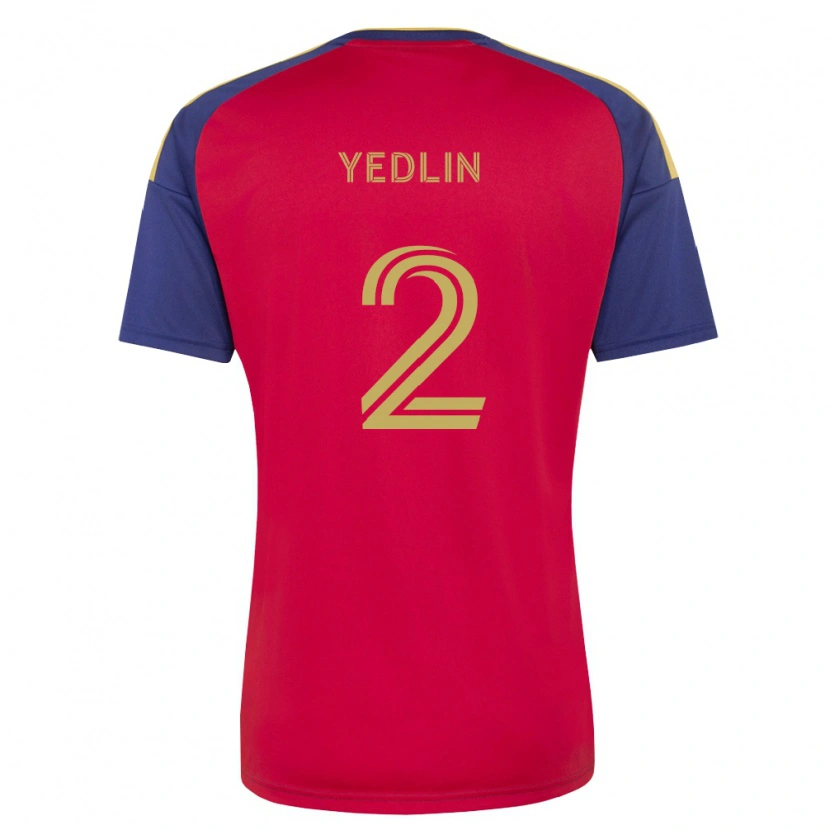 Danxen Criança Camisola Deandre Yedlin #2 Azul Real Marrom Vermelho Principal 2026/27 Camisa