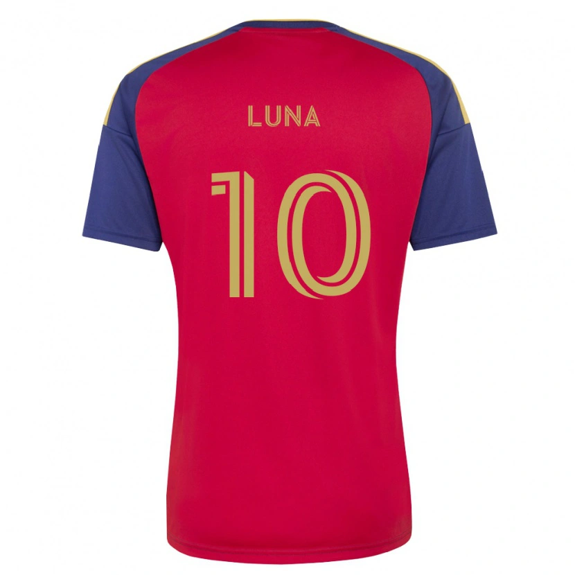 Danxen Criança Camisola Diego Luna #10 Azul Real Marrom Vermelho Principal 2026/27 Camisa