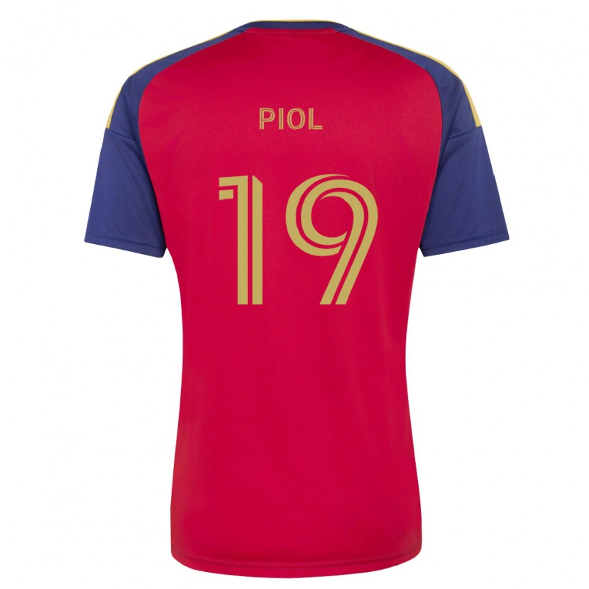 Danxen Criança Camisola Ariath Piol #19 Azul Real Marrom Vermelho Principal 2026/27 Camisa