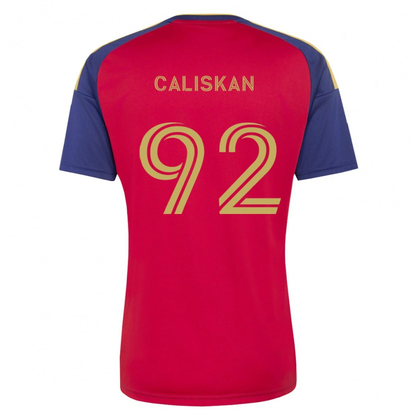 Danxen Criança Camisola Noel Caliskan #92 Azul Real Marrom Vermelho Principal 2026/27 Camisa