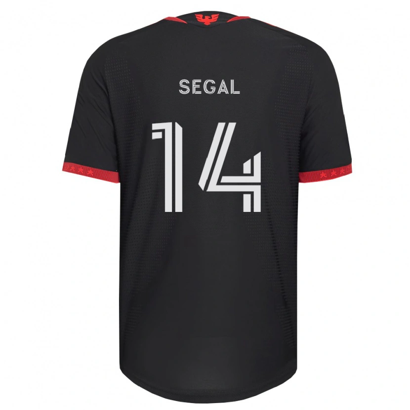 Danxen Criança Camisola Gabriel Segal #14 Preto Branco Vermelho Principal 2026/27 Camisa