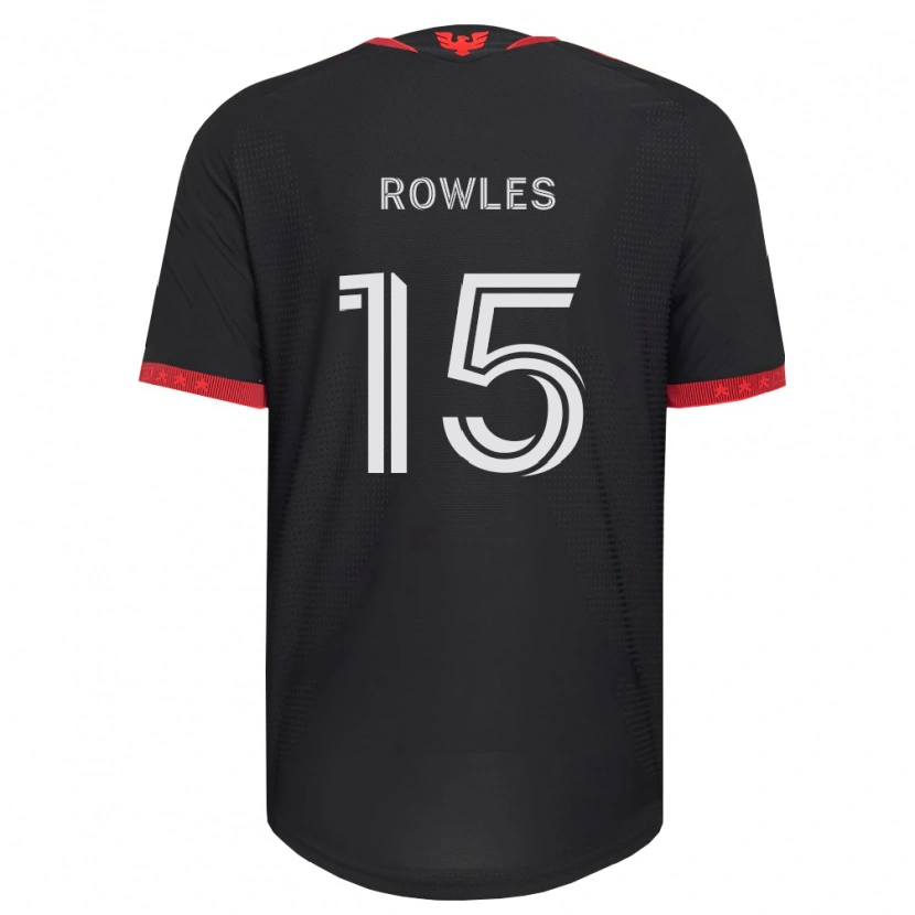 Danxen Criança Camisola Kye Rowles #15 Preto Branco Vermelho Principal 2026/27 Camisa