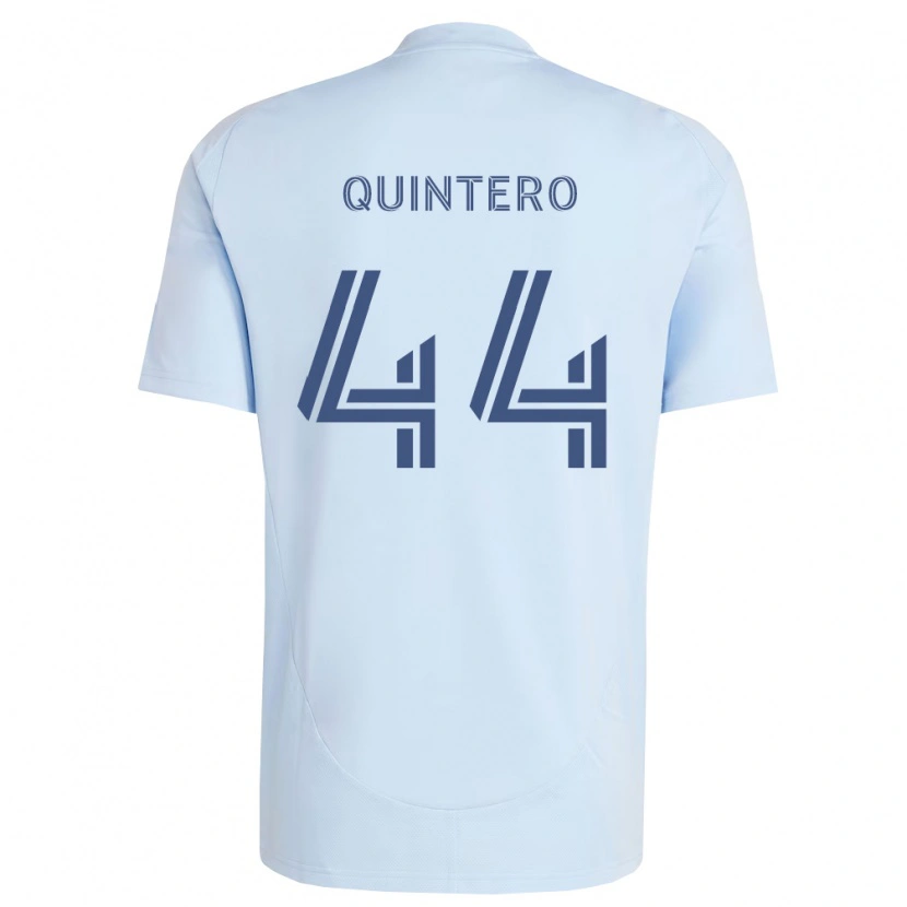 Danxen Criança Camisola Gael Quintero #44 Azul Claro Cinza Claro Principal 2026/27 Camisa